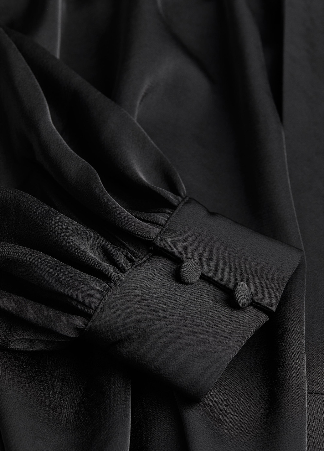 Чорна вечірня, кежуал сукня для вагітних з спідницею-сонце, в стилі армпір H&M однотонна