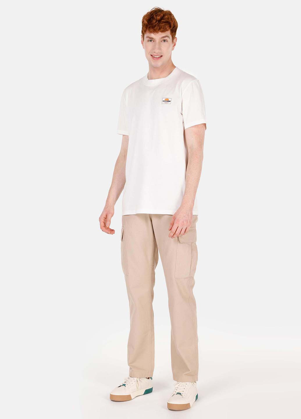 Бежевые кэжуал демисезонные карго брюки Colin's