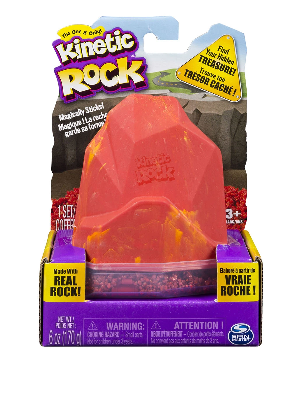 Кинетический гравий для детского творчества - kinetic rock (красный, 170 г) Wacky-Tivities (44784916)