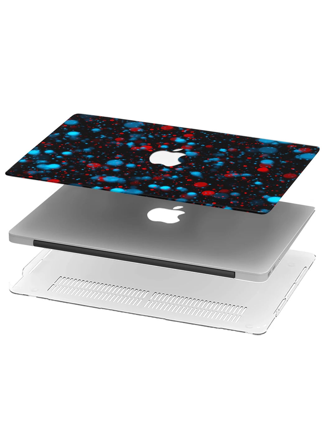 Чохол пластиковий для Apple MacBook Pro 13 A1278 Абстракція (Red ball bokeh abstraction) (6347-2803) MobiPrint (219124620)
