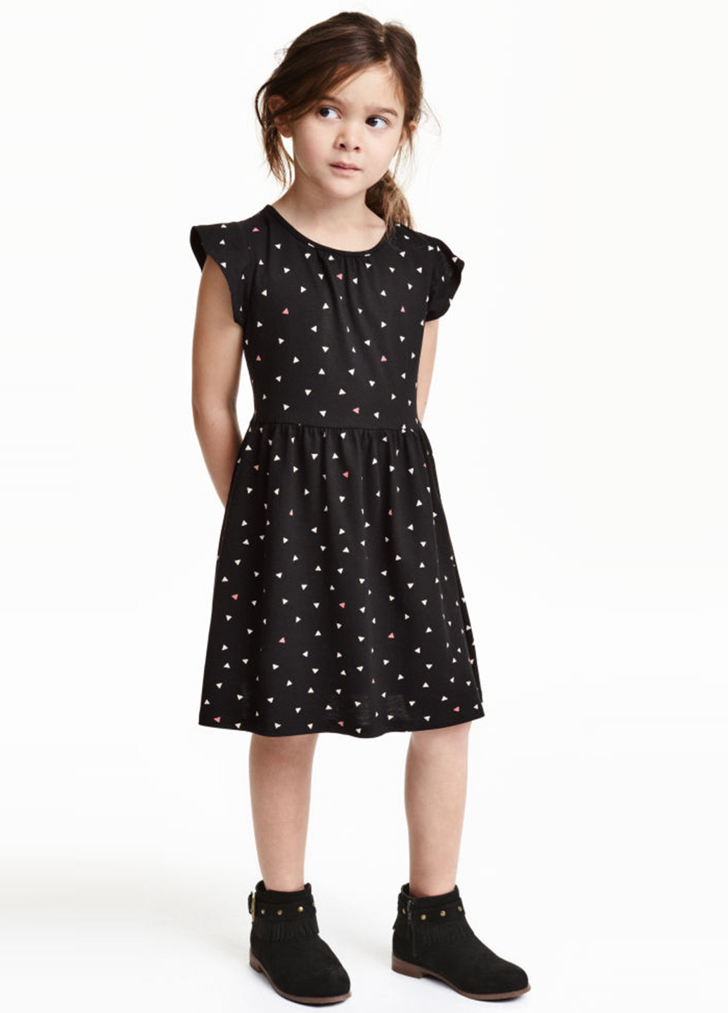 Чёрное платье H&M (94428404)