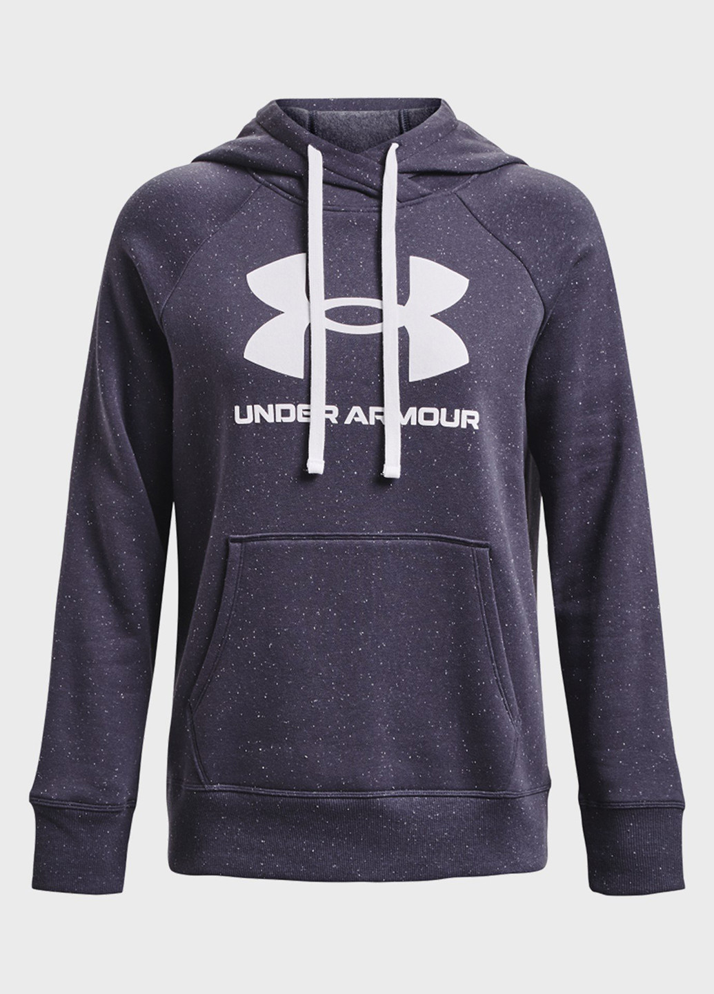 Худи Under Armour логотипы тёмно-фиолетовые спортивные хлопок