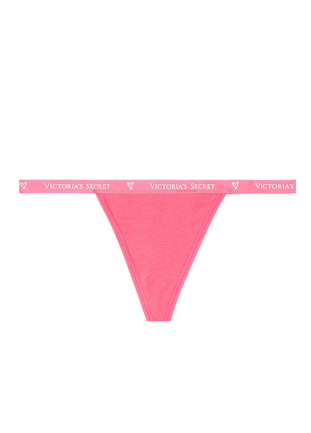 Трусики Victoria's Secret стрінги написи рожеві повсякденні