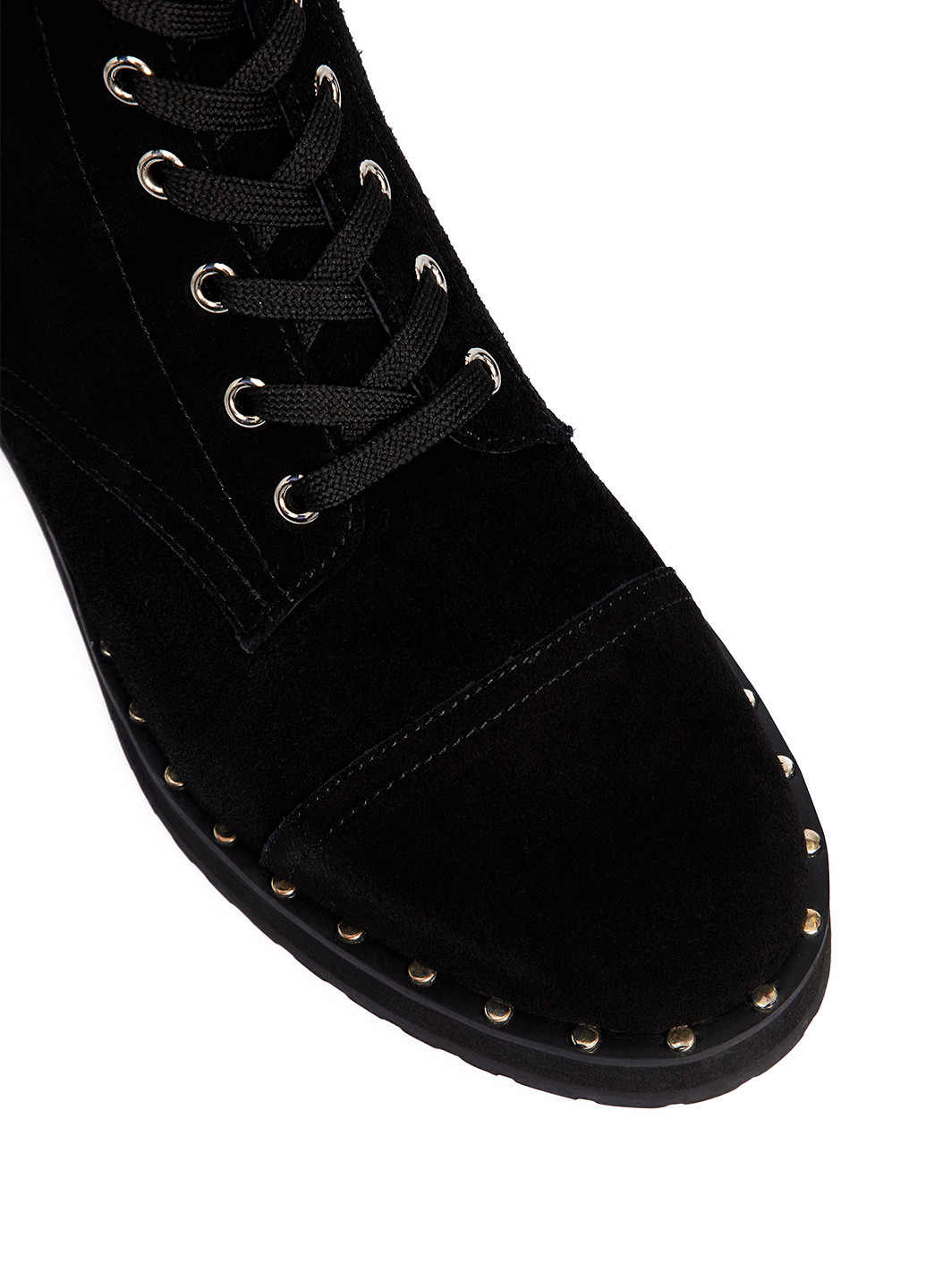 Зимние ботинки PRPY с заклепками, с пряжкой, со шнуровкой из натуральной замши