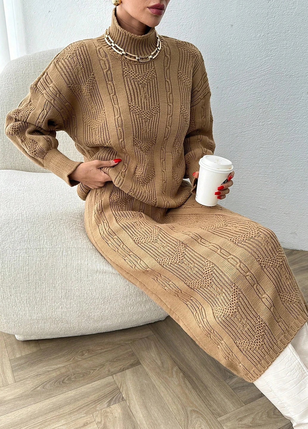 Костюм (свитер, юбка) SHEIN (367802983)