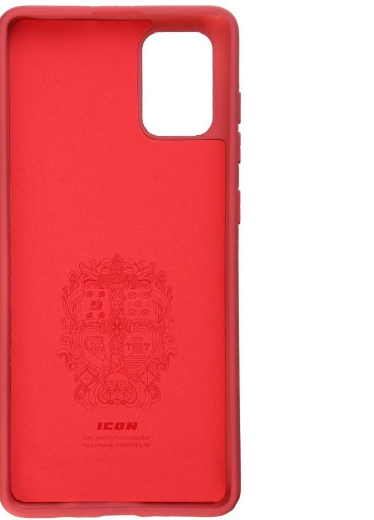 Чохол для мобільного телефону (смартфону) ICON Case Samsung A71 Red (ARM56345) ArmorStandart (201492989)