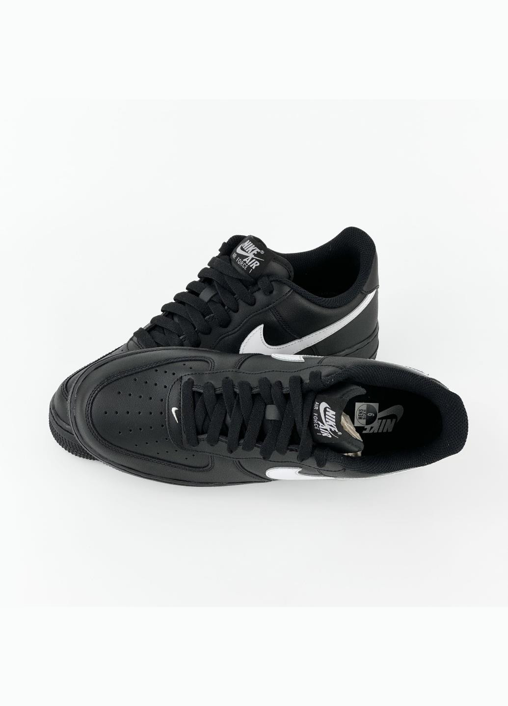 Черные демисезонные кроссовки fz0627-010 Nike Air Force 1 Low '07 Black White