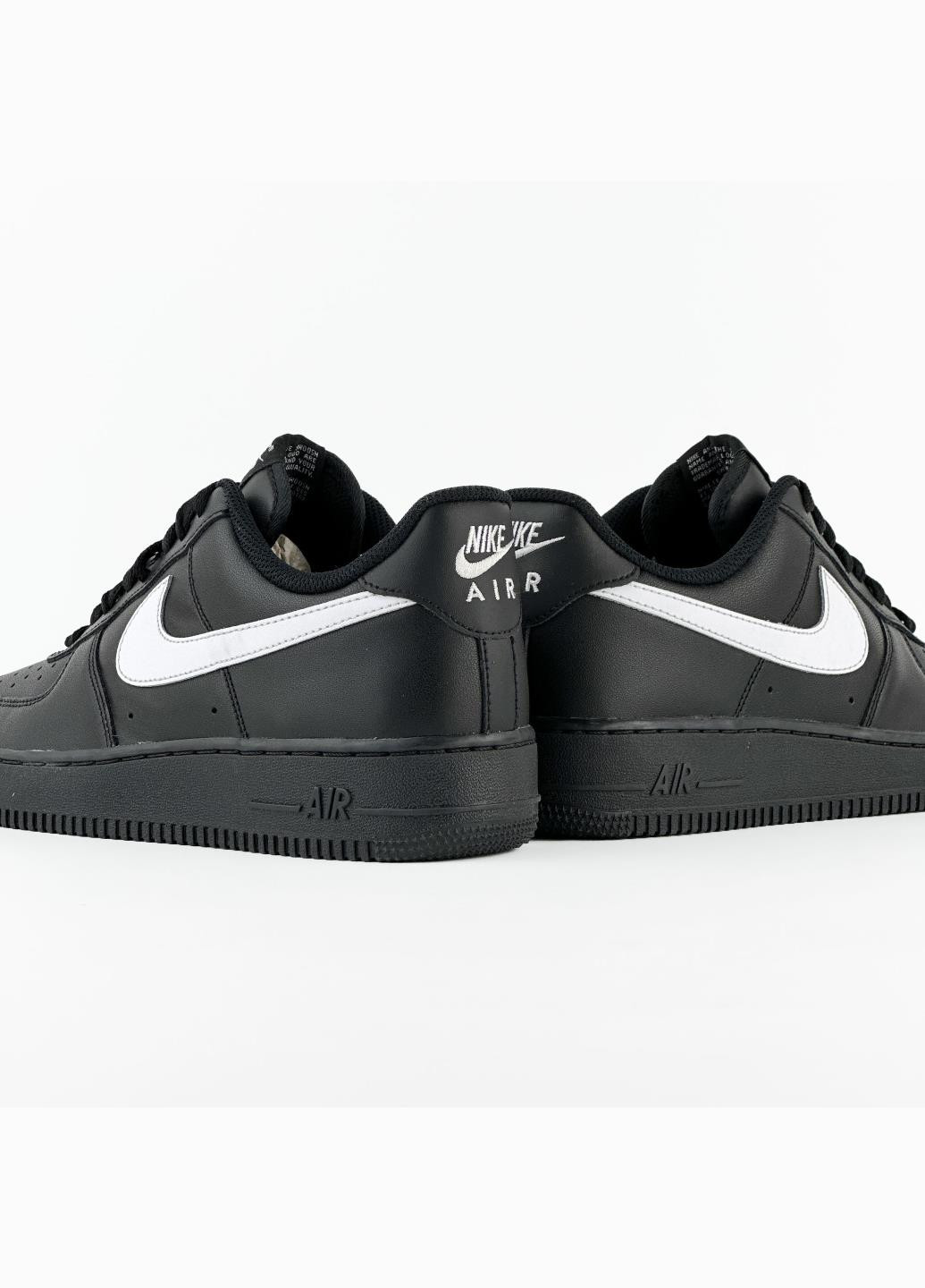 Черные демисезонные кроссовки fz0627-010 Nike Air Force 1 Low '07 Black White