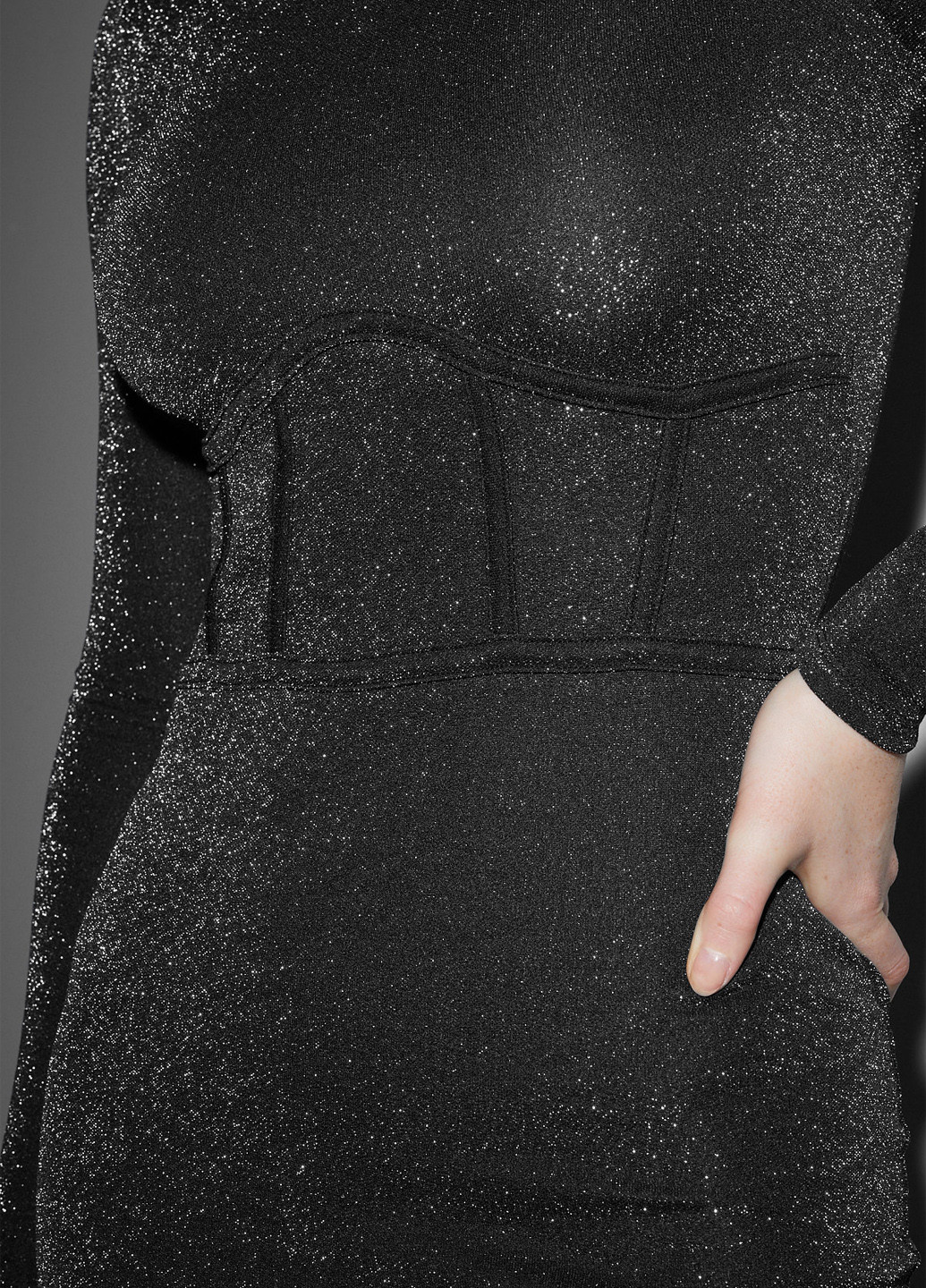 Чорна кежуал сукня футляр C&A з візерунком "перець з сіллю"