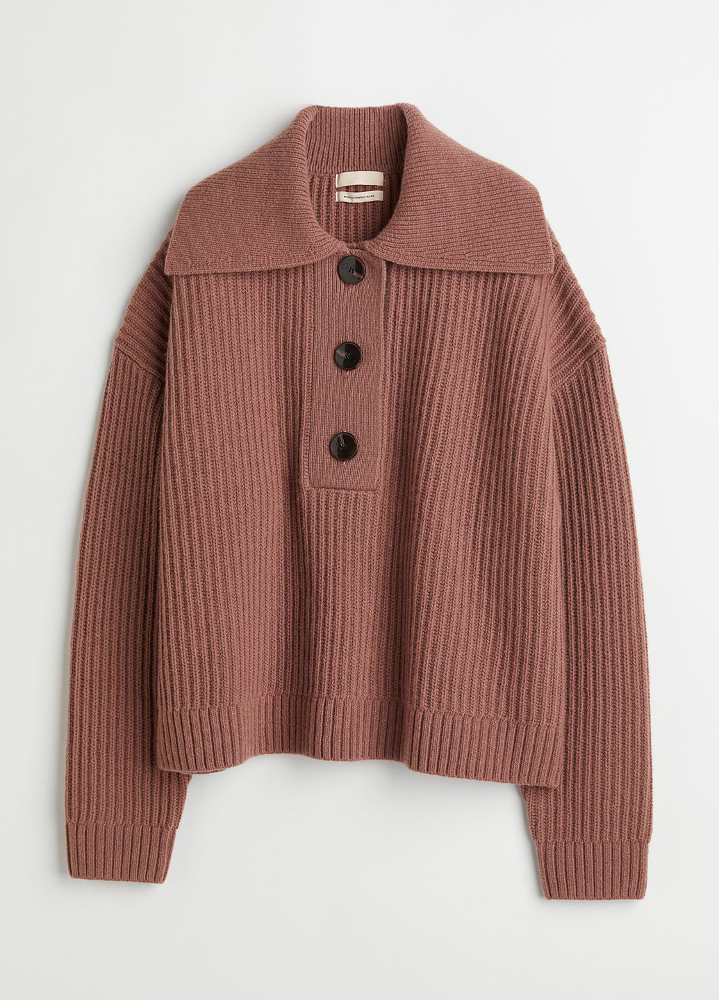 Рожево-коричневий демісезонний светр H&M