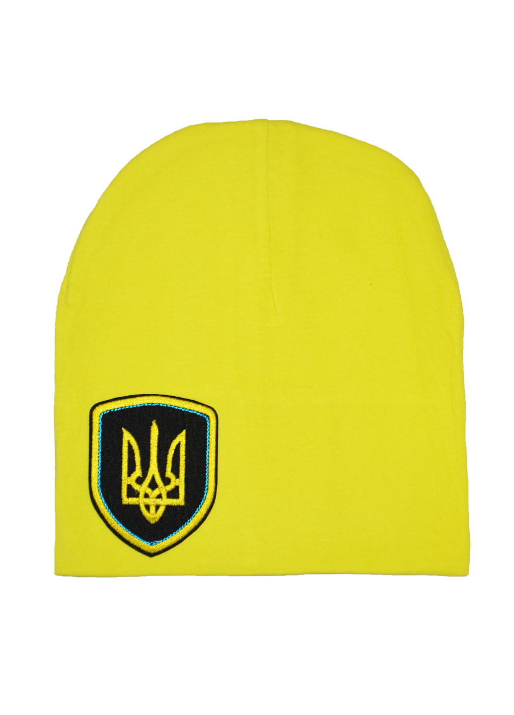 Шапка No Brand бини украинская символика жёлтая кэжуал хлопок