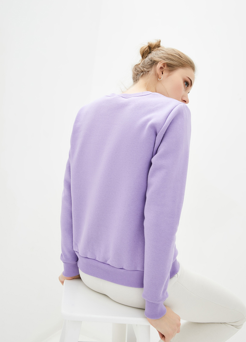 Лавандовий світшот Shik однотонний без декору (346456105)