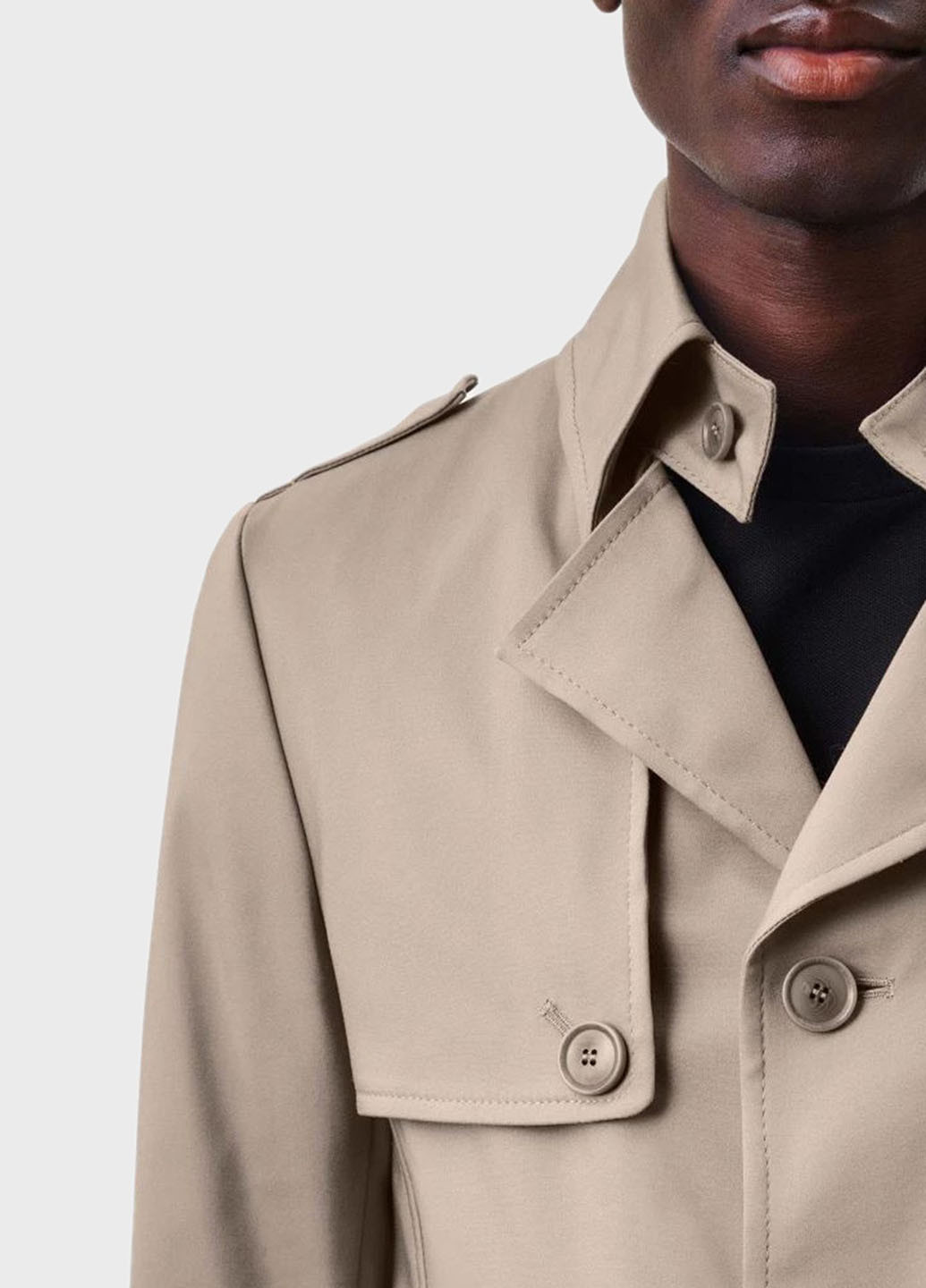 Плащ Drykorn тренчкот на пуговицах прямой (307025956)