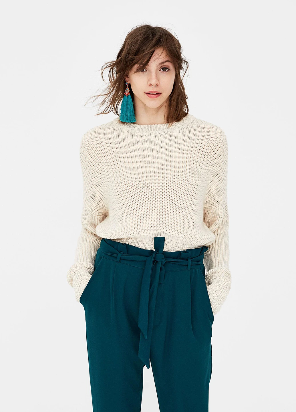 Молочний демісезонний джемпер джемпер Pull & Bear