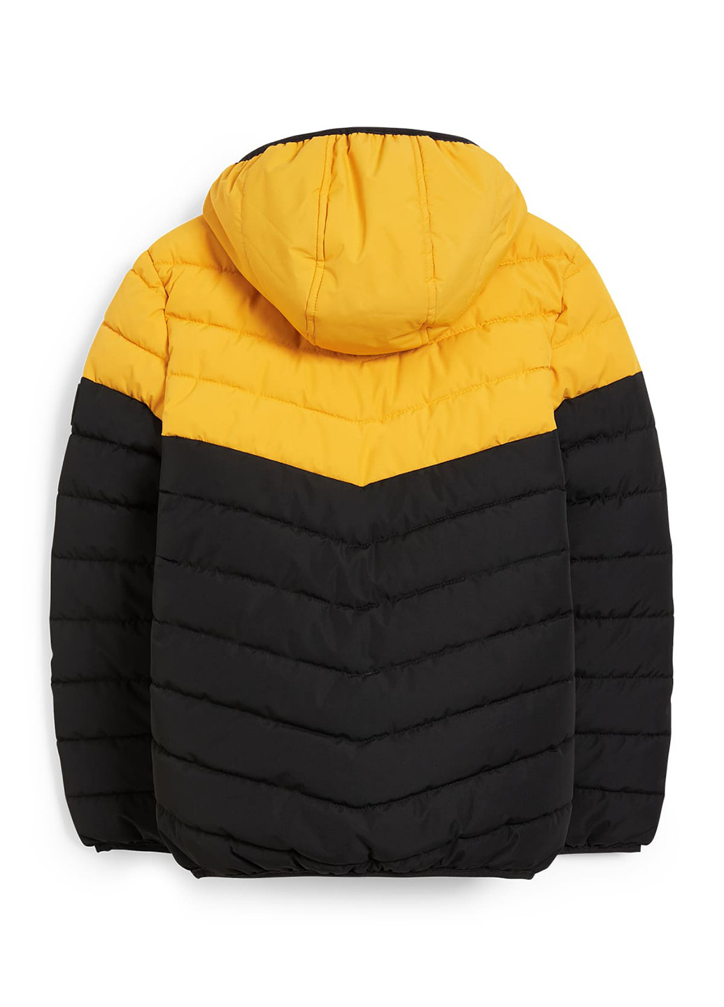Желтая зимняя куртка C&A