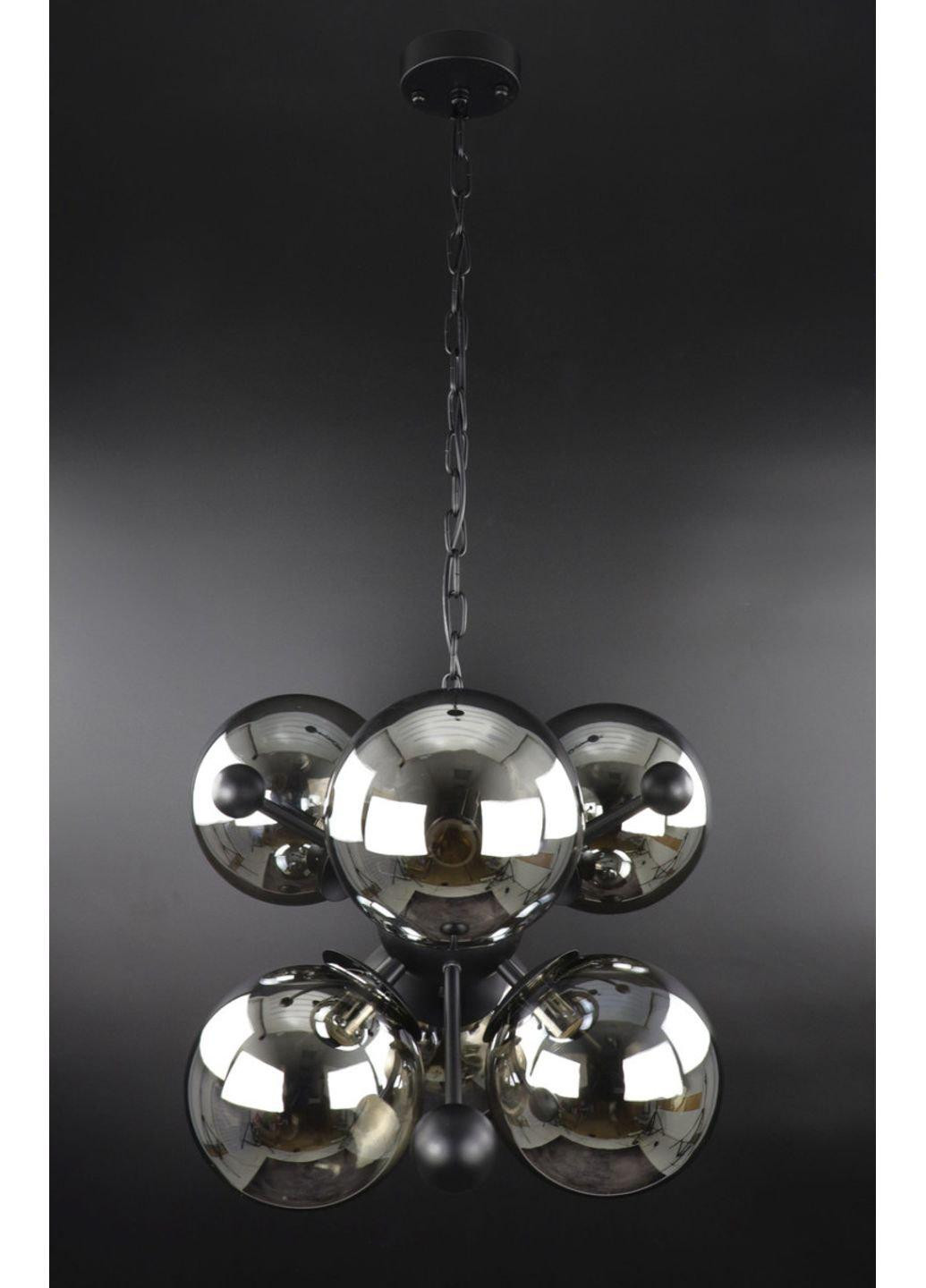 Люстра потолочная подвесная в стиле LOFT (лофт) 0666/6-gr Черный 50х48х48 см. Sunnysky (253122218)