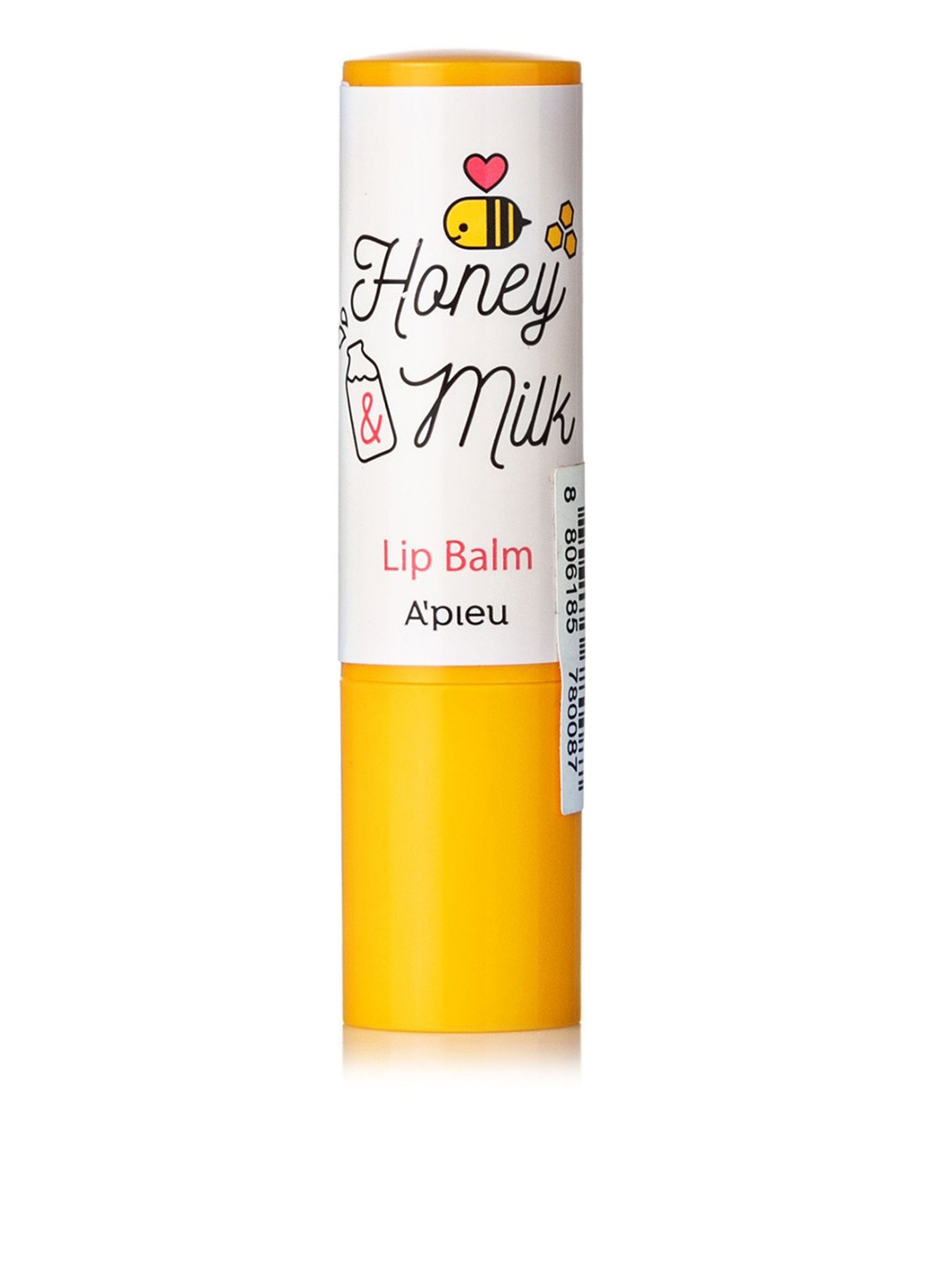 Бальзам для губ Honey & Milk Lip Balm, 3,3 г A'pieu (252256832)