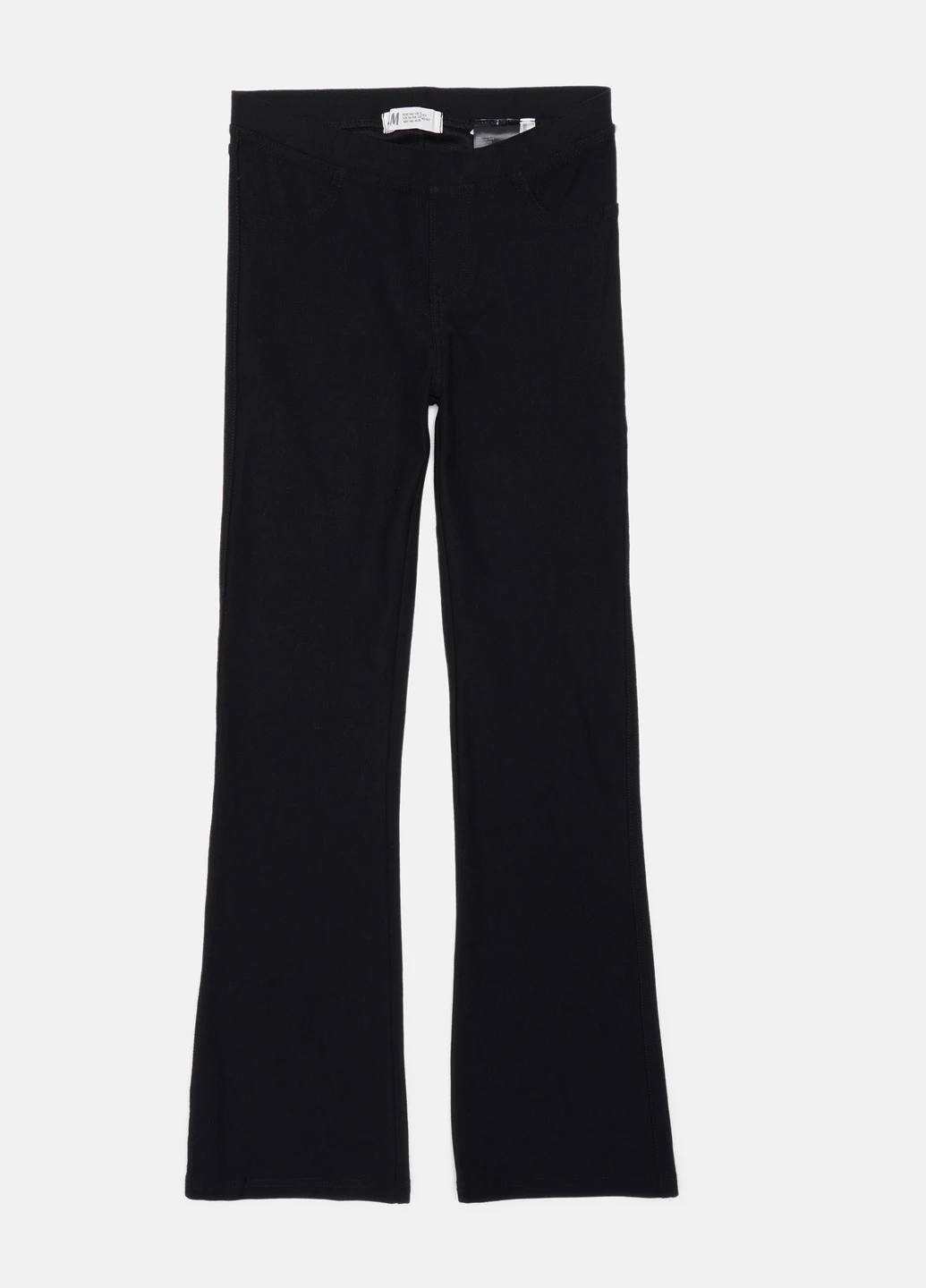 Черные летние джеггинсы H&M