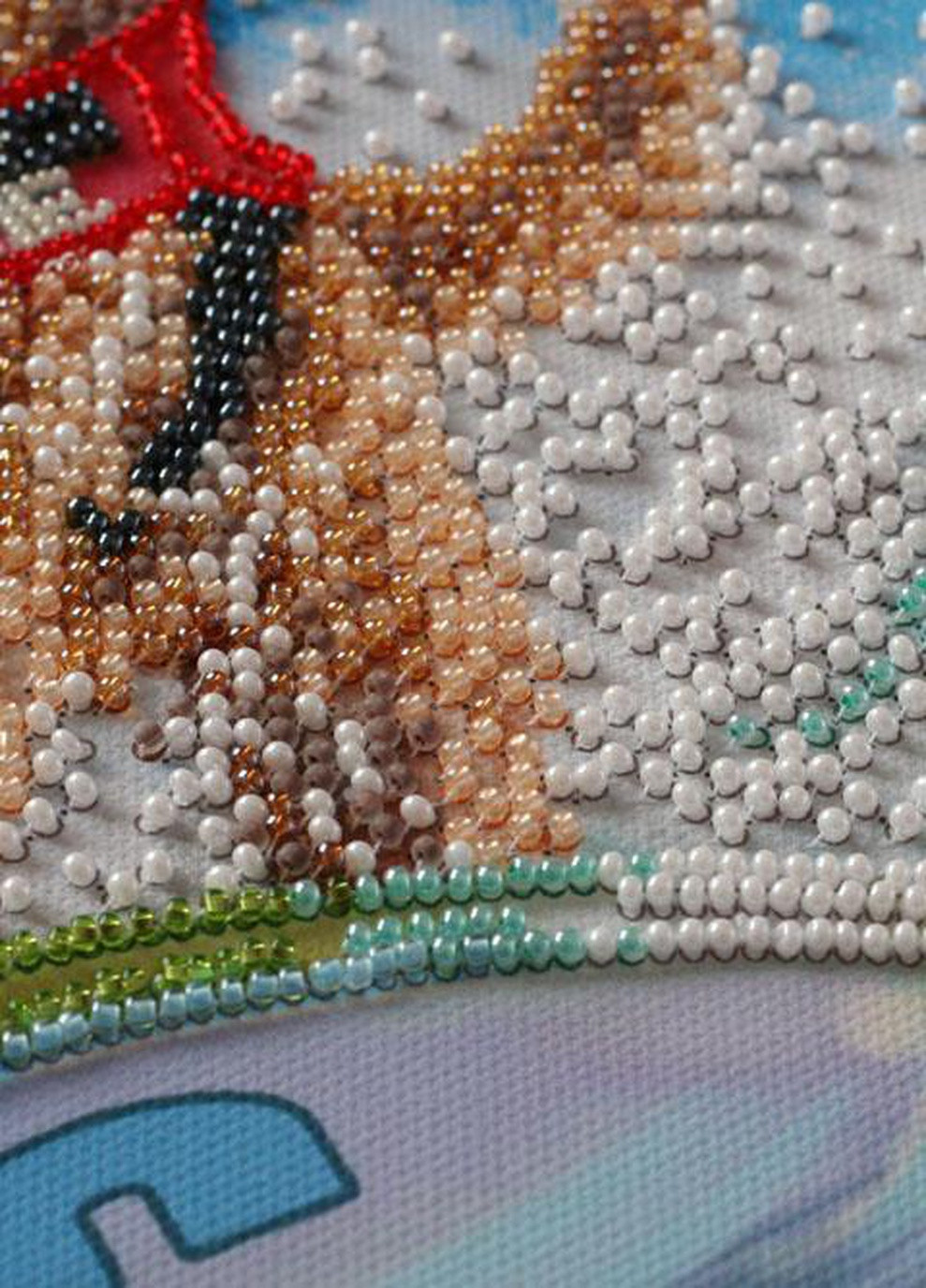 Набор для вшивки бисером на натуральном художественном холсте "Море радости" Абрис Арт AB-631 Abris Art (255337291)