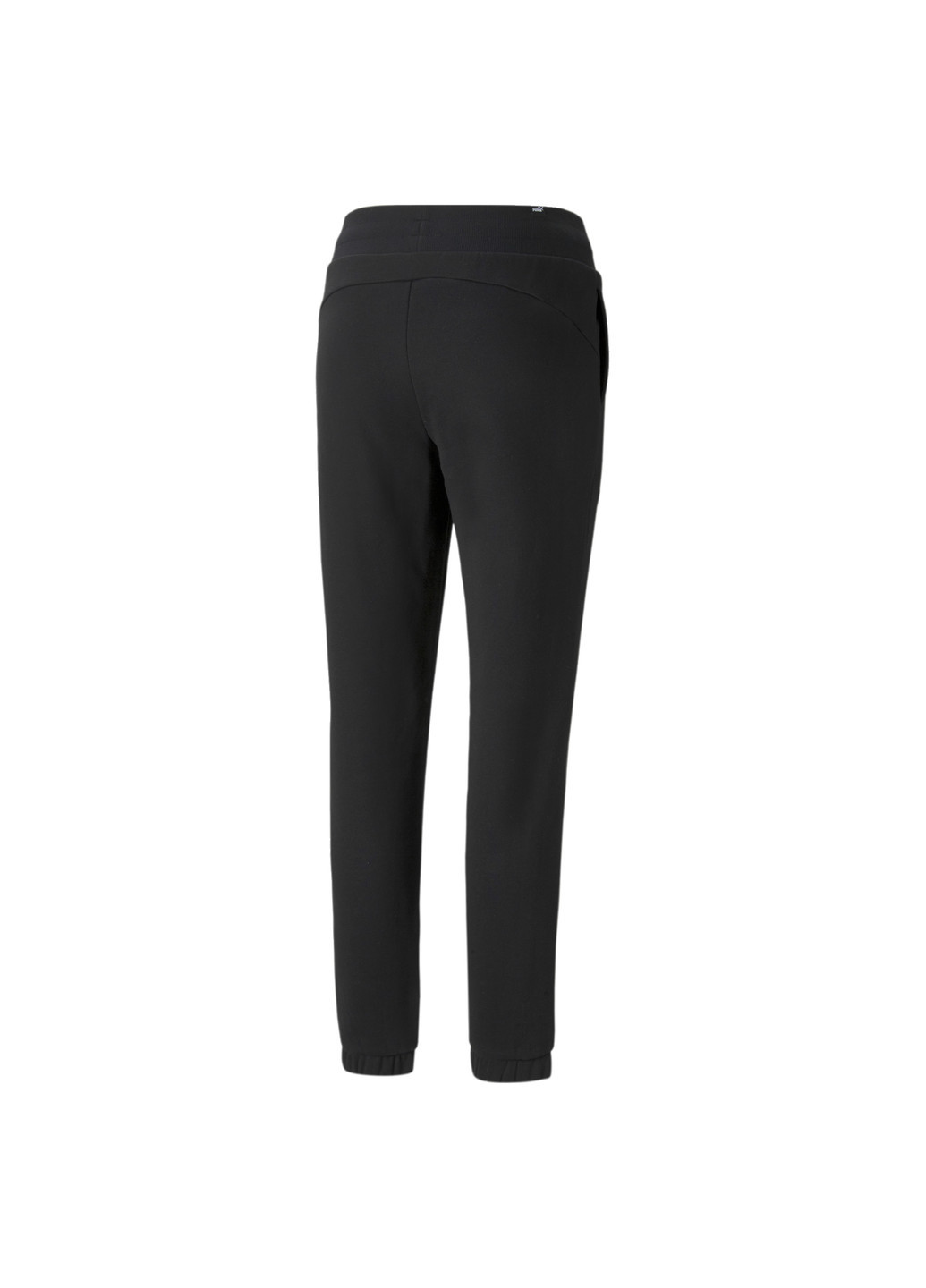 Черные демисезонные штаны essentials+ embroidered fleece women's pants Puma