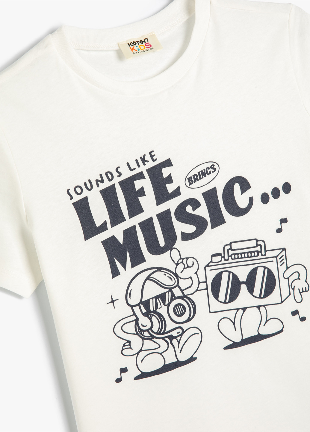 Біла літня футболка KOTON