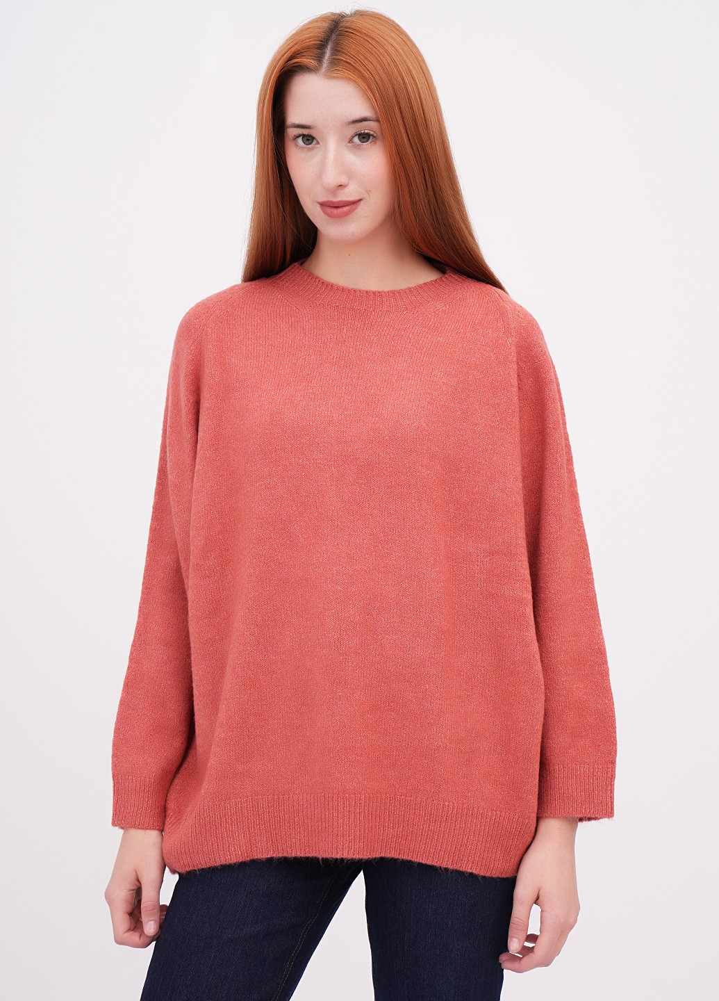 Коралловый демисезонный джемпер джемпер EQUILIBRI
