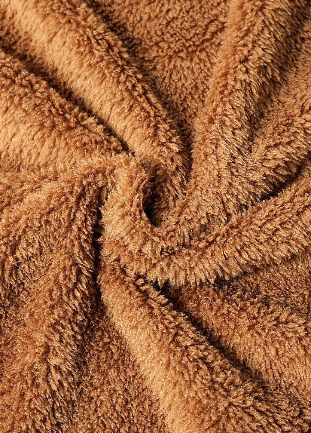 Коричневое демисезонное Пальто однобортное SHEIN