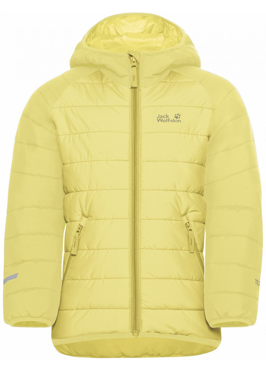 Желтая демисезонная куртка Jack Wolfskin A65455_M0064
