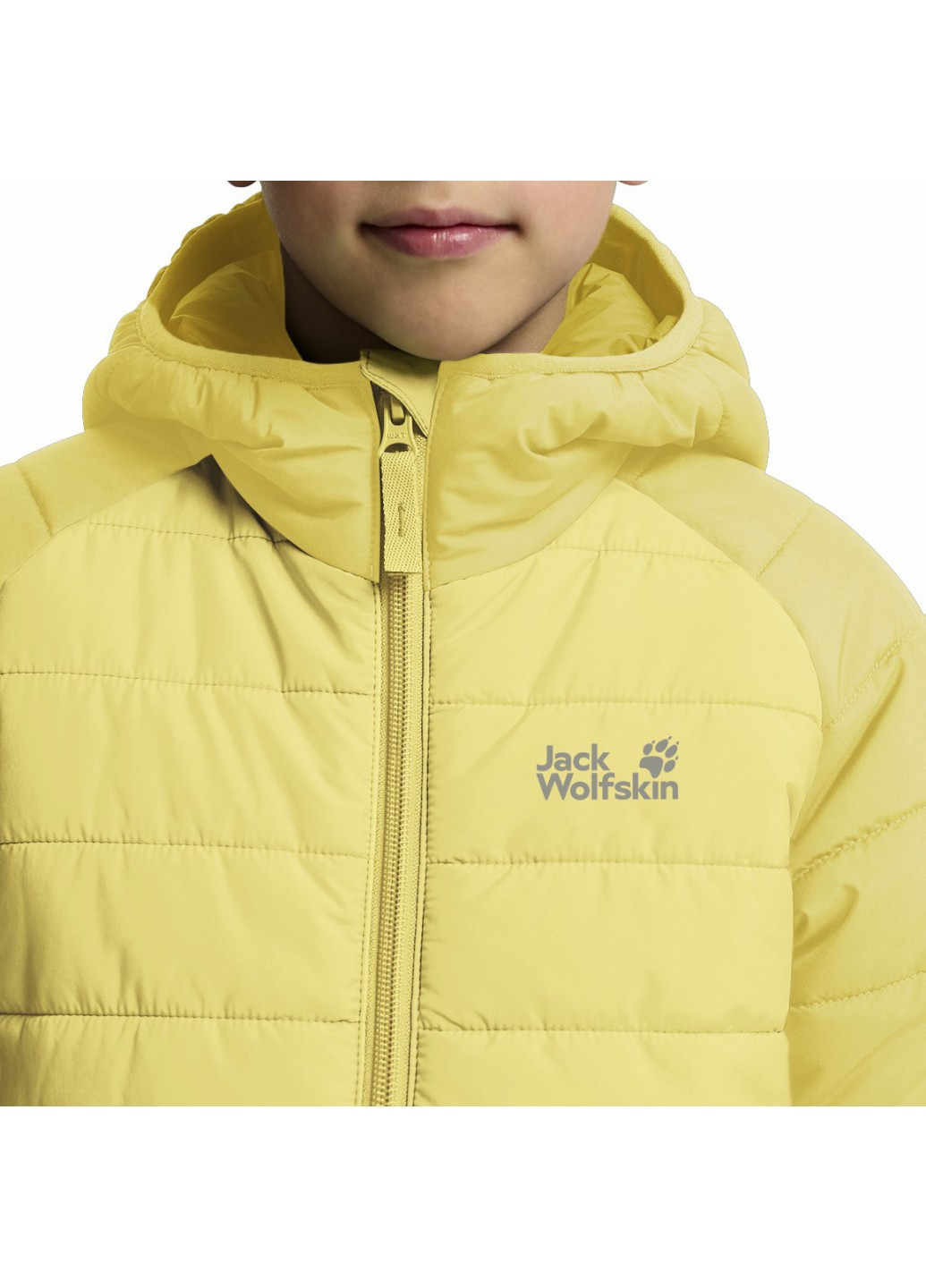 Желтая демисезонная куртка Jack Wolfskin A65455_M0064