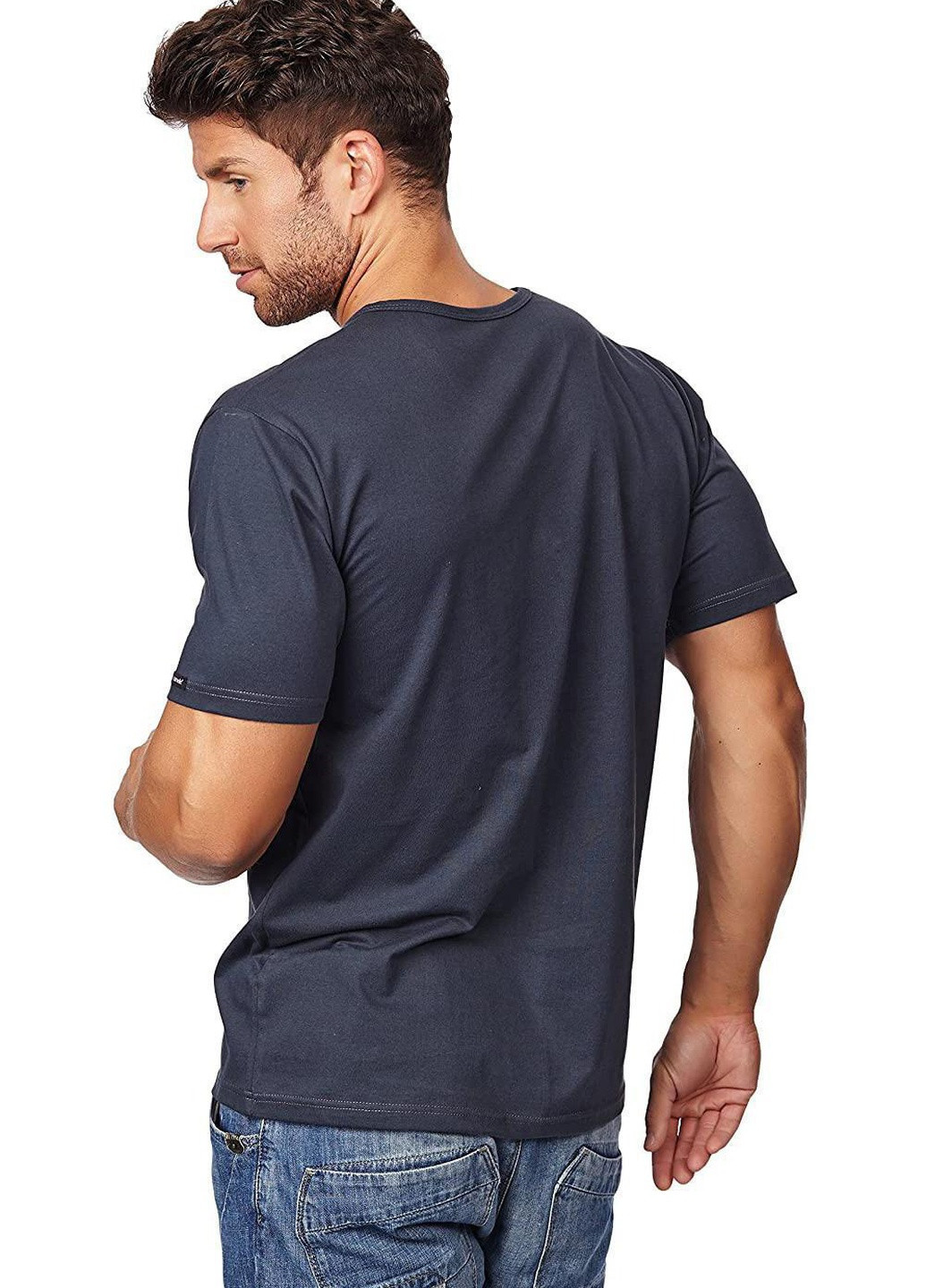 Графітова футболка чоловіча concord 3xl графітовий 201 Cornette