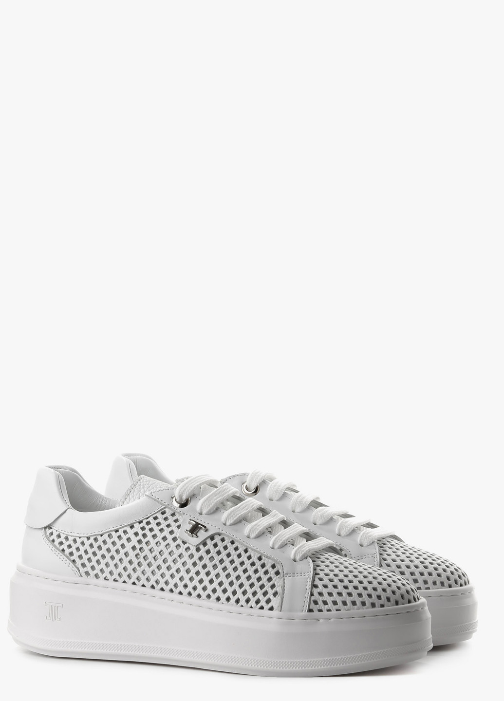 Белые кеди Le'BERDES