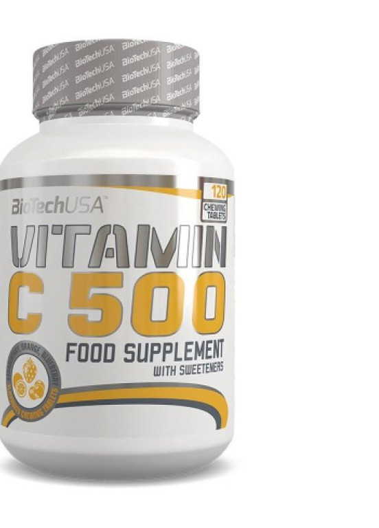 Витамин C Vitamin C 500 Chewing Tabs (120 tabs) Biotech (254325684)