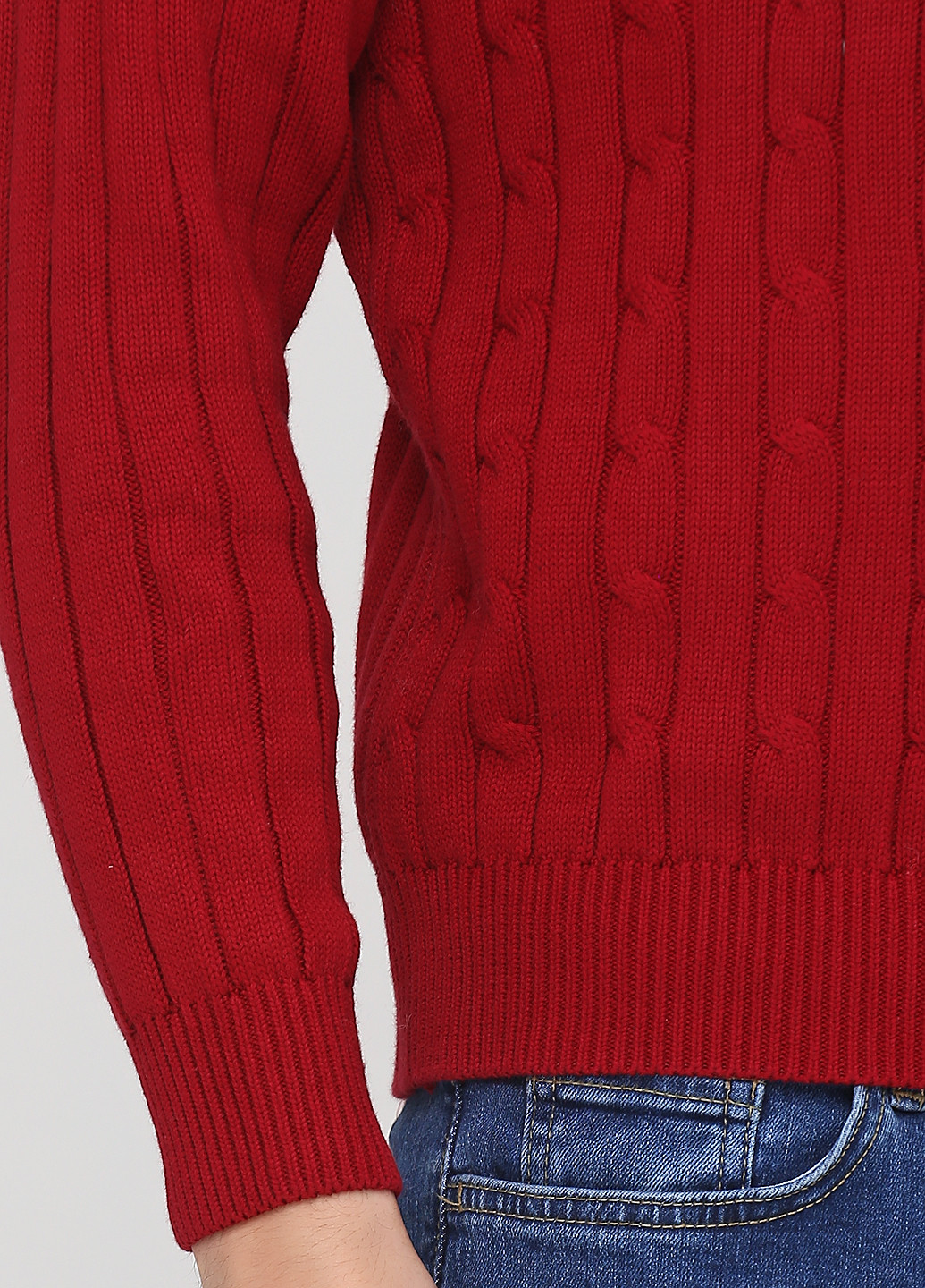 Вишневий демісезонний светр Ralph Lauren