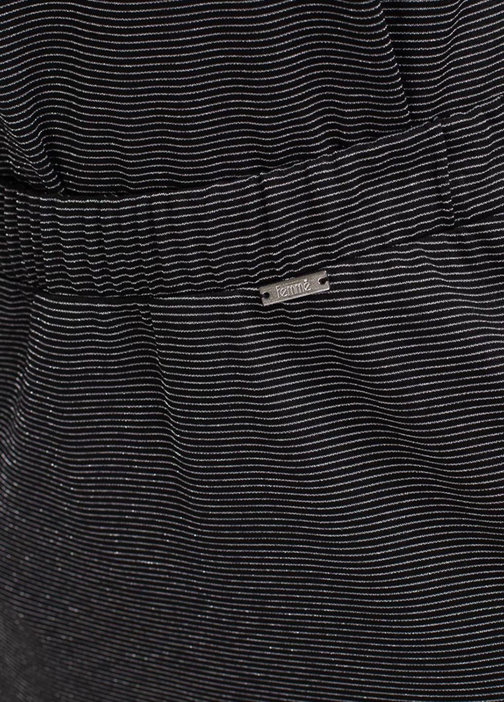 Темно-серая кэжуал однотонная юбка Femme карандаш