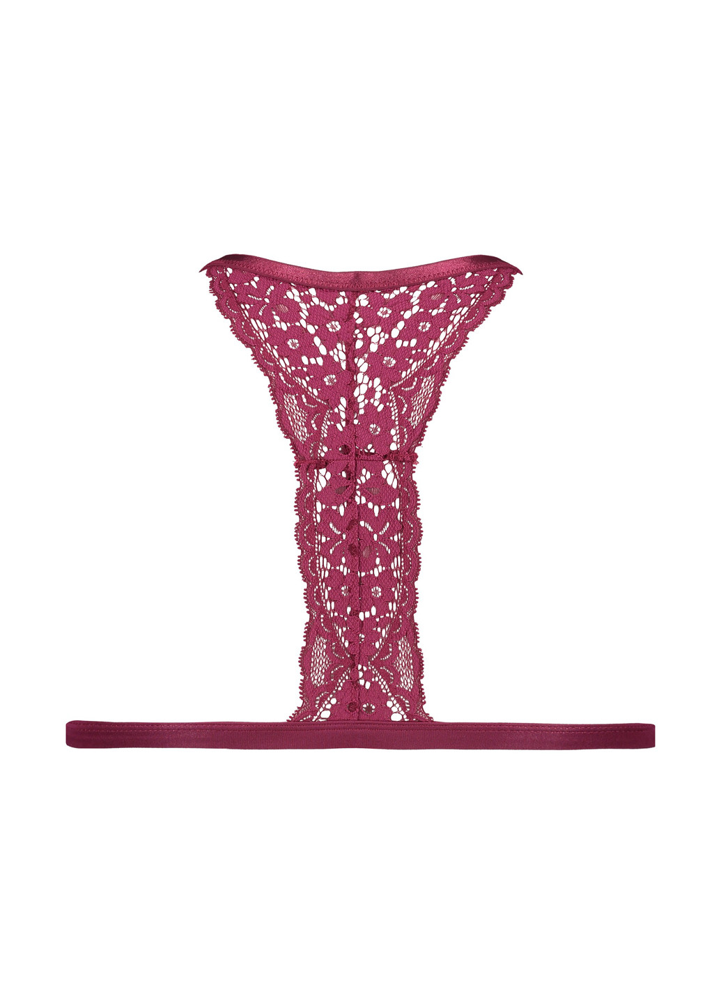 Бордовый бралетт бюстгальтер Hunkemoller без косточек полиамид, кружево