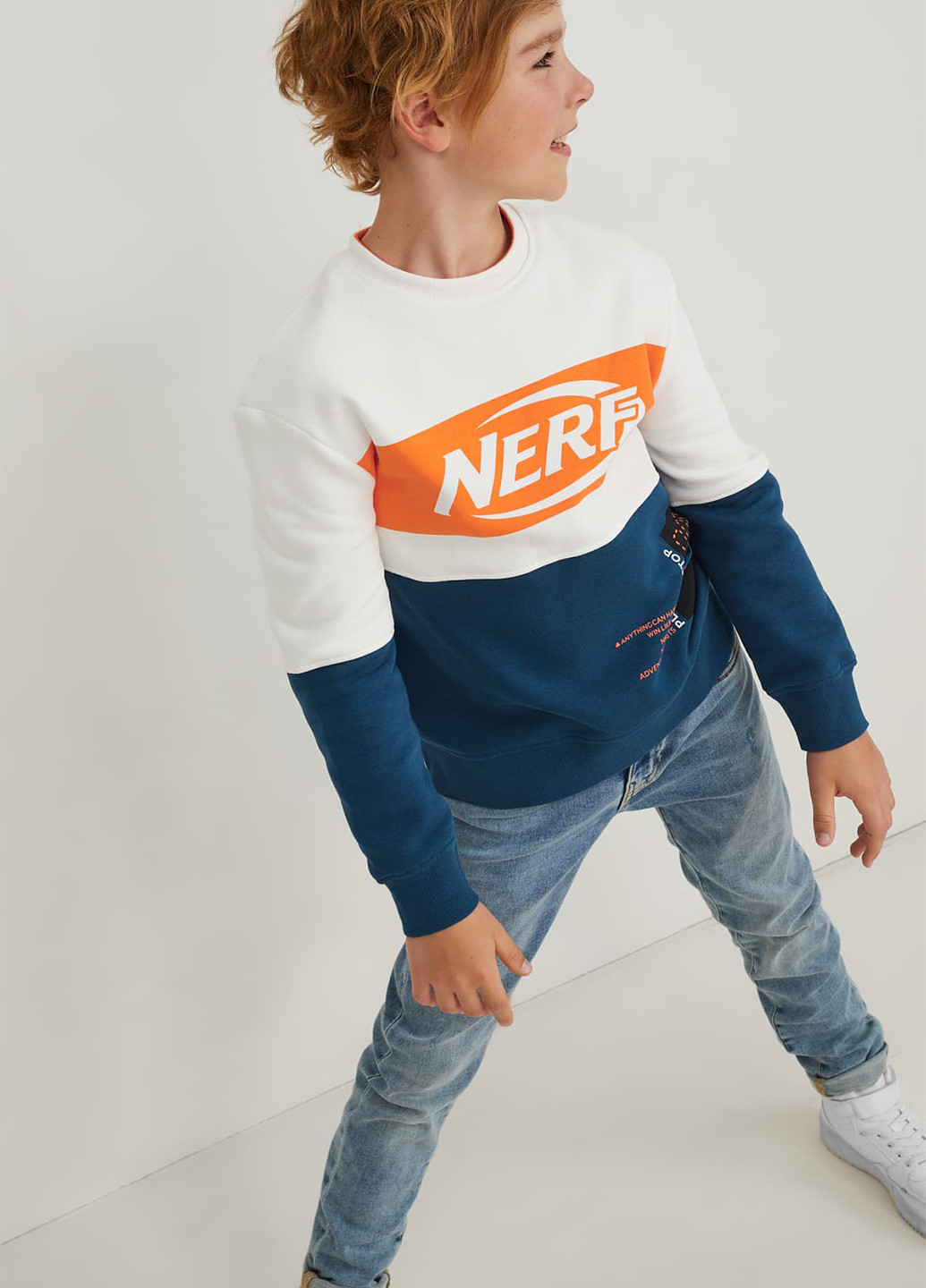 C&A свитшот надпись комбинированный кэжуал хлопок, трикотаж