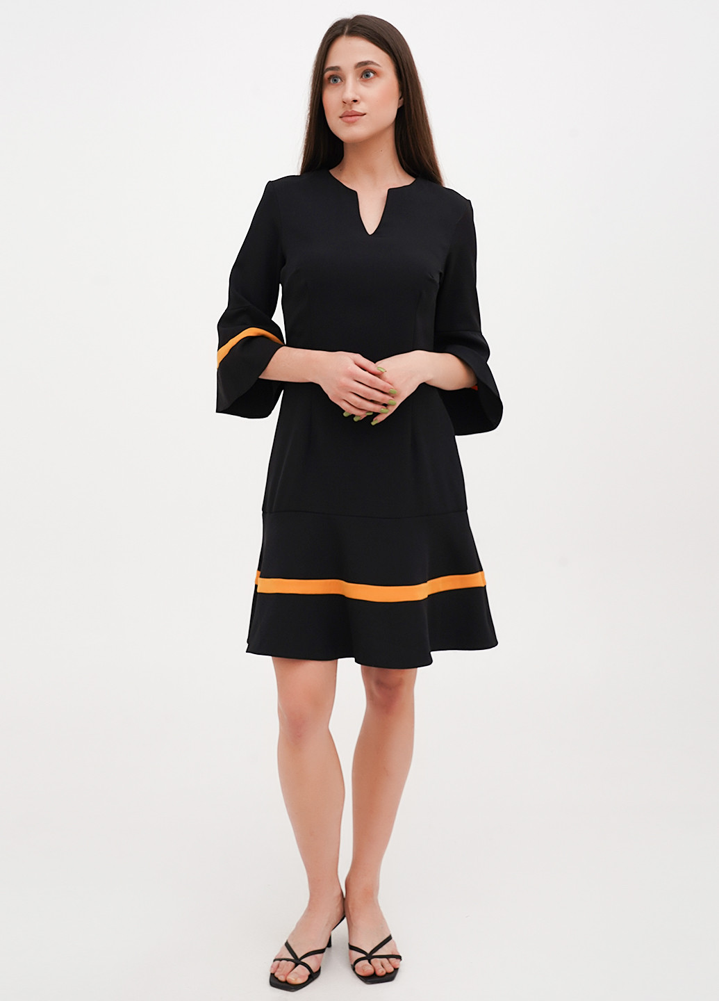 Чорна кежуал сукня а-силует Vicolo однотонна