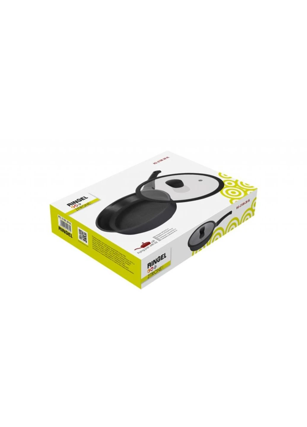 Сковорода Zitrone black із кришкою 28 см (RG-2108-28 BL) Ringel (254073114)
