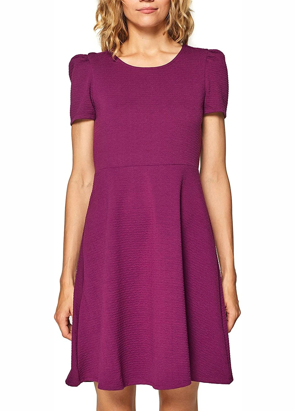 Фиолетовое кэжуал платье Esprit однотонное