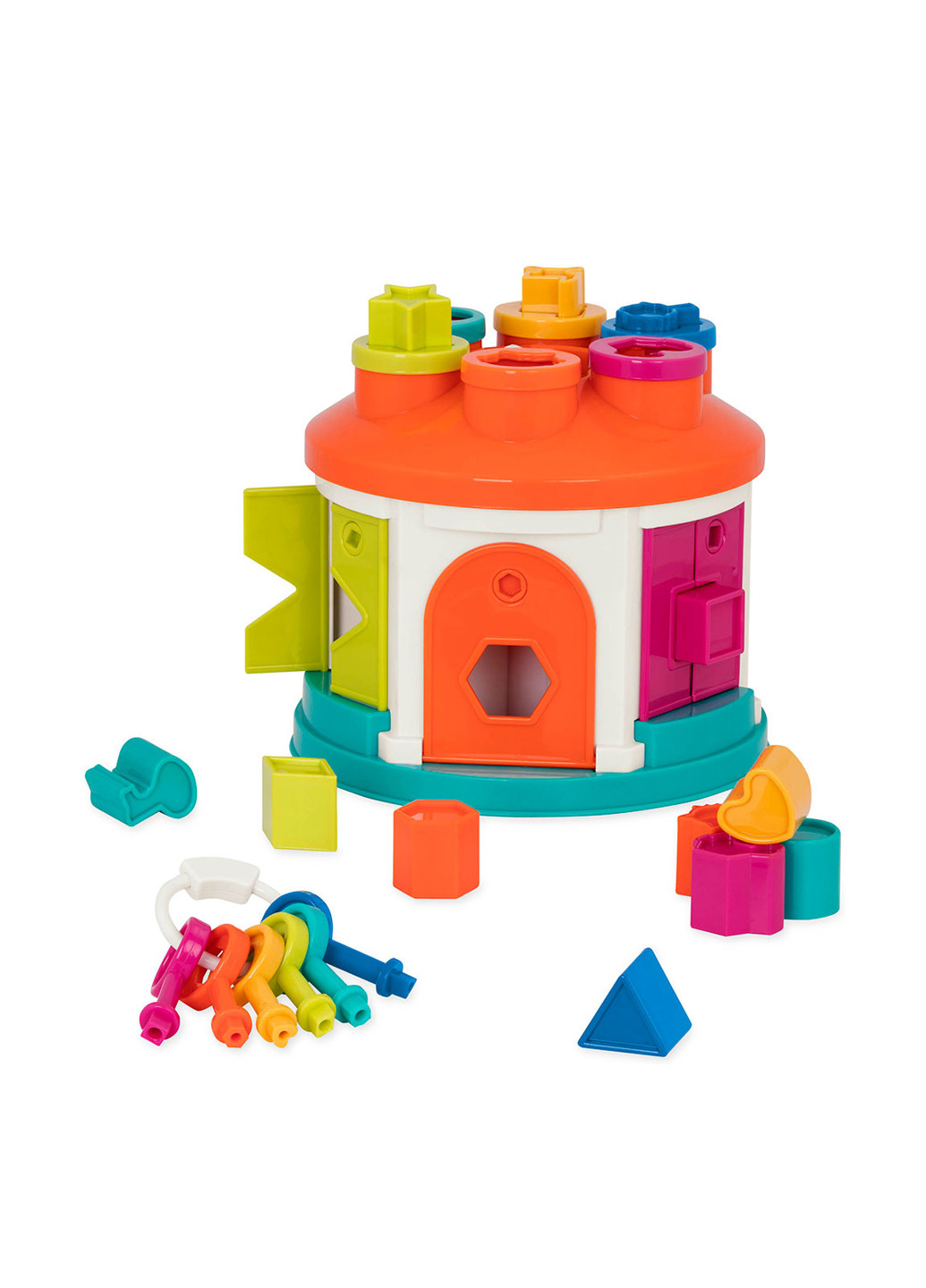 Розвиваюча іграшка-сортер - Розумний будиночок Battat (202703049)
