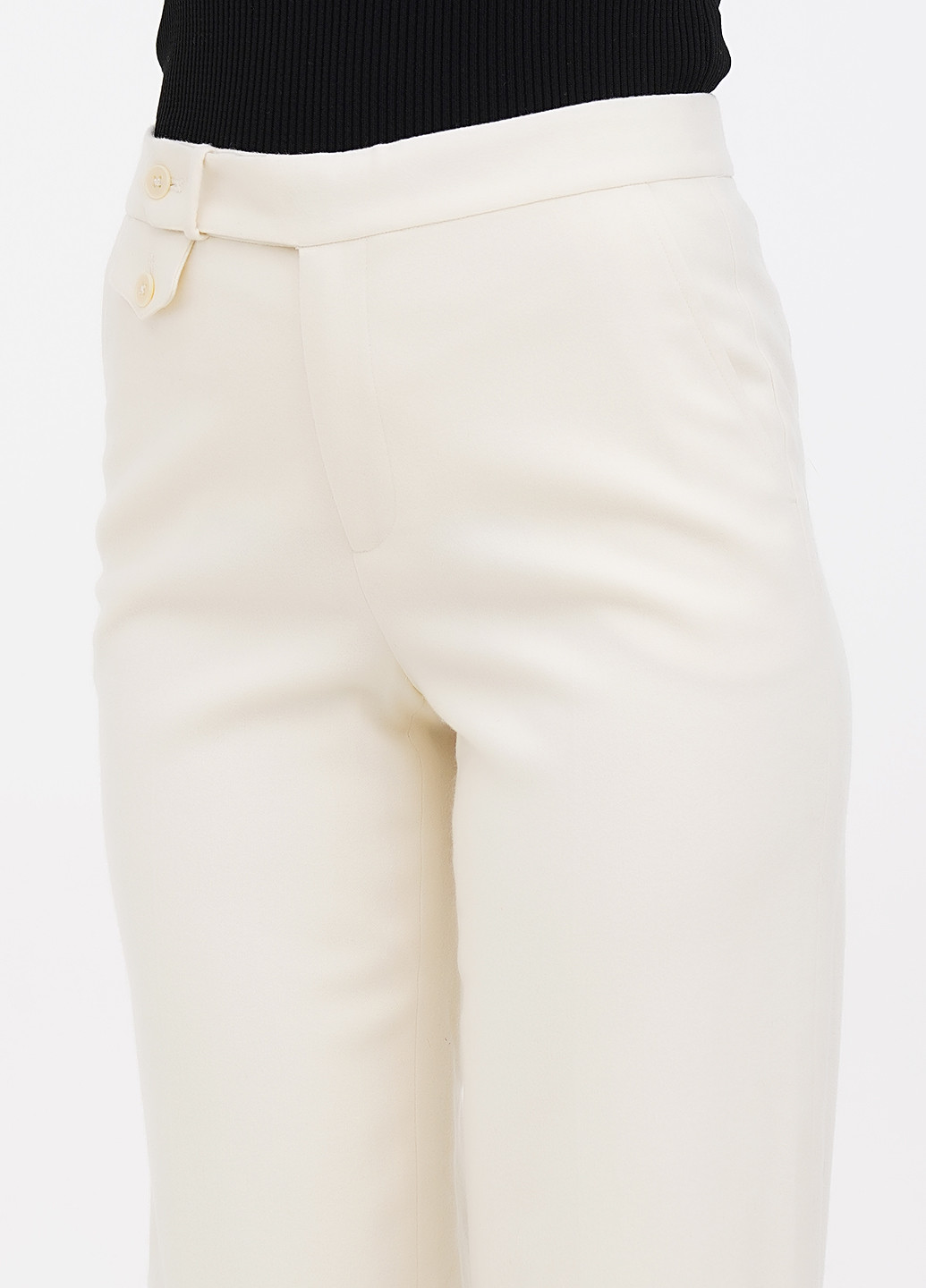 Молочные кэжуал демисезонные палаццо брюки Ralph Lauren