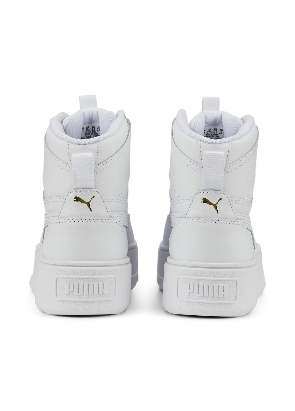 Белые кроссовки karmen rebelle mid sneakers women Puma