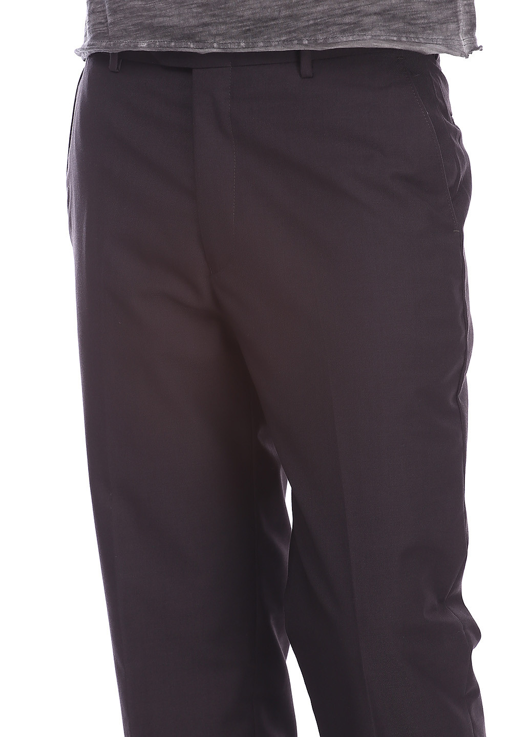 Темно-серые кэжуал демисезонные зауженные брюки Emilio Corali