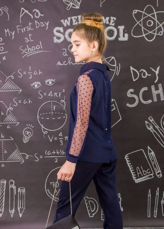 Блуза з мереживними рукавами Носи своє 6138 (253412700)