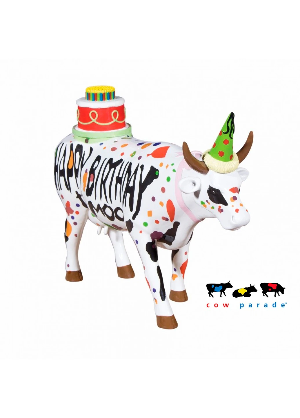 Коллекционная статуэтка корова Happy Birthday; Size L Cow Parade (224224200)