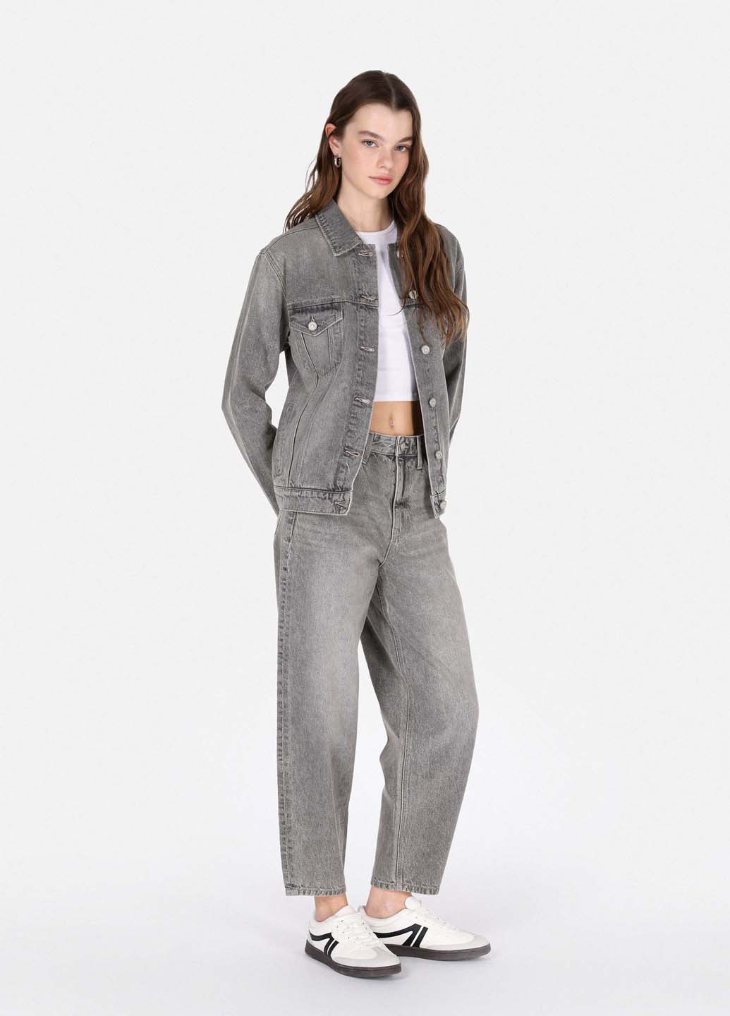 Сіра демісезонна куртка куртка-піджак Colin's