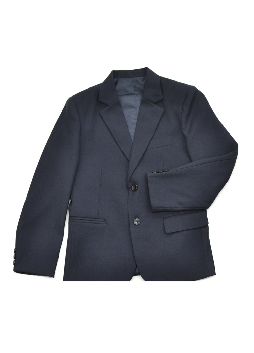 Пиджак Piccolo L с длинным рукавом однотонный синий кэжуал