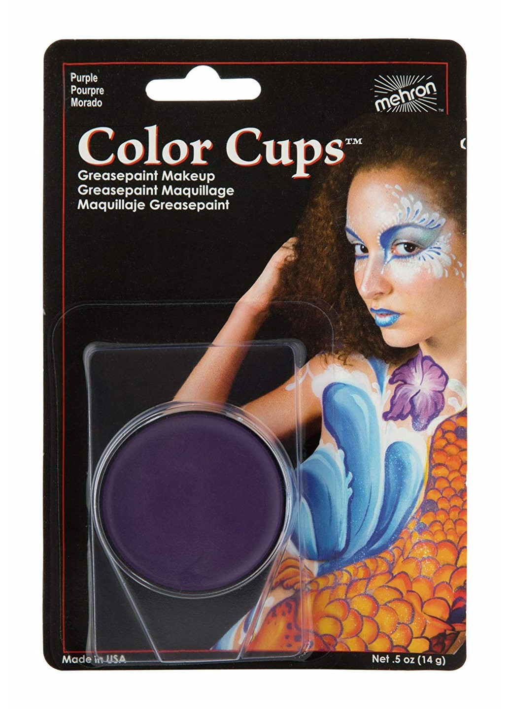 Кремовый грим Color Cups, Purple (Пурпурный), 12 г Mehron (205593208)