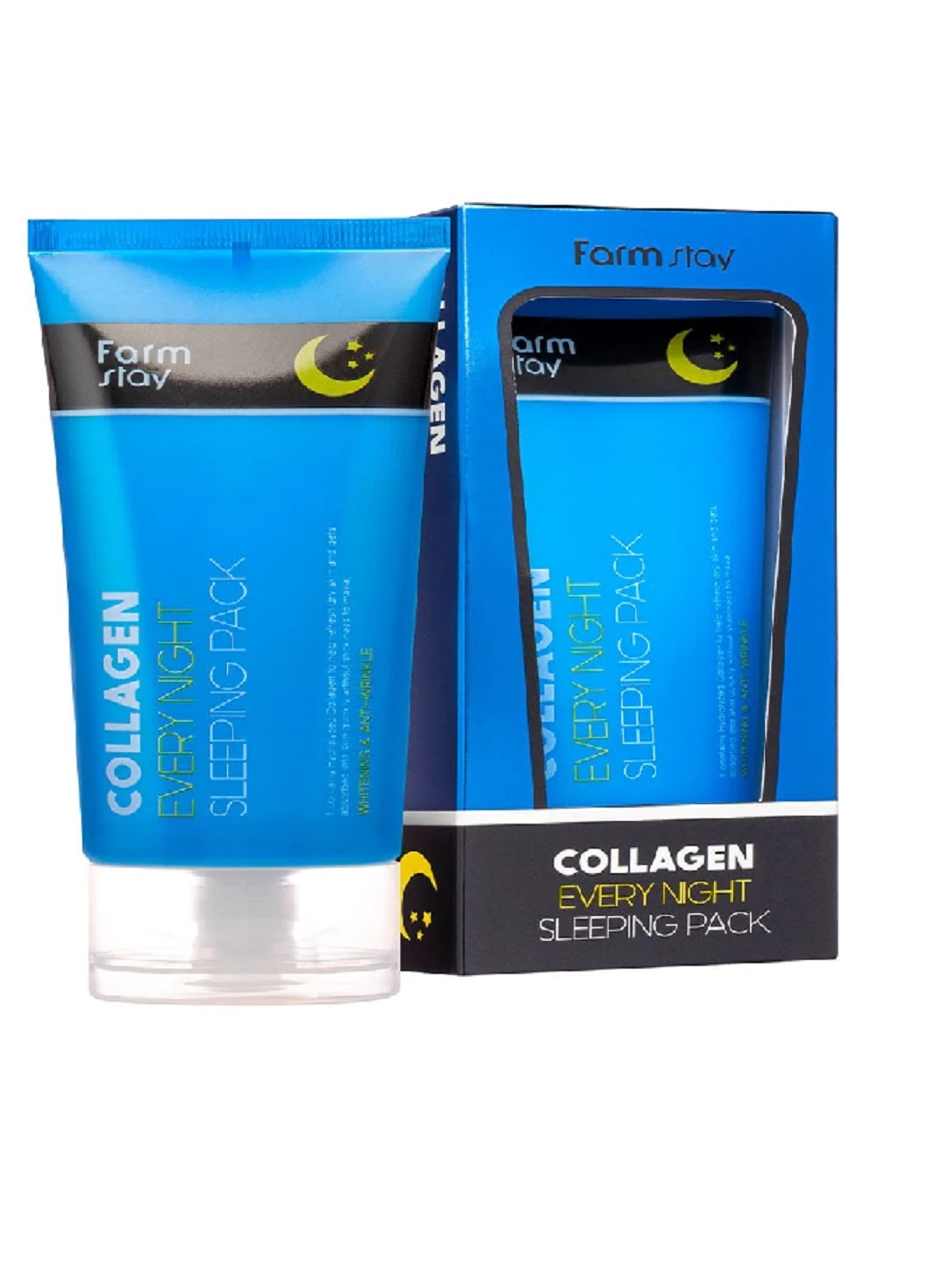 Нічна маска для обличчя з колагеном Collagen Every Night Sleeping Pack, 120 мл FarmStay (219904496)