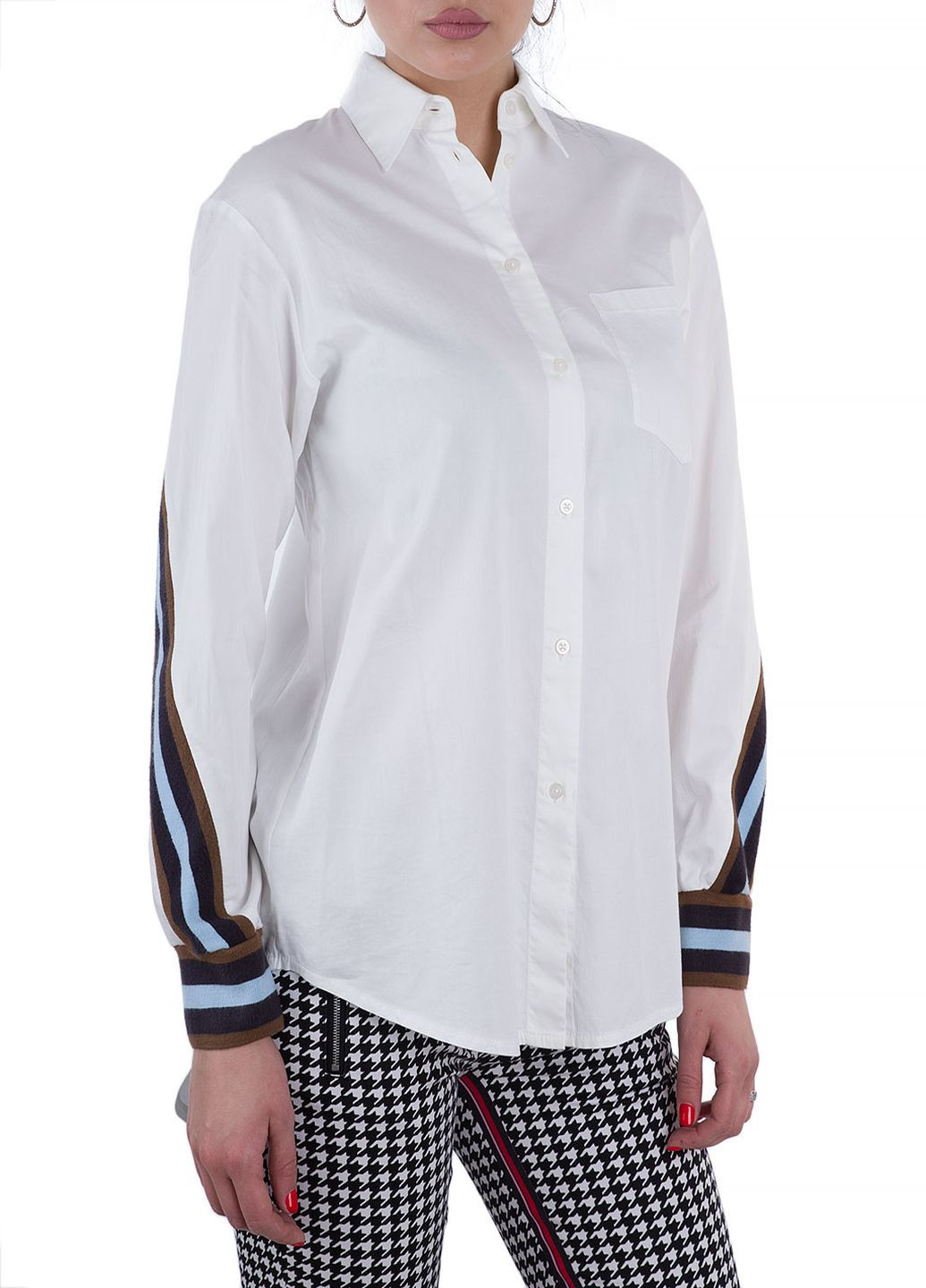 Белая летняя блуза Marc Aurel